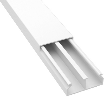 Кабель-канал DKC In-liner Classic TMC 40x17мм (2000мм) с перегородкой белый (уп. 64м.)