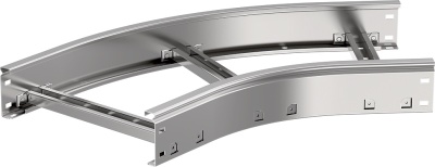 Угол для лестничного лотка горизонтальный IEK LESTA R300 45град. 200х100